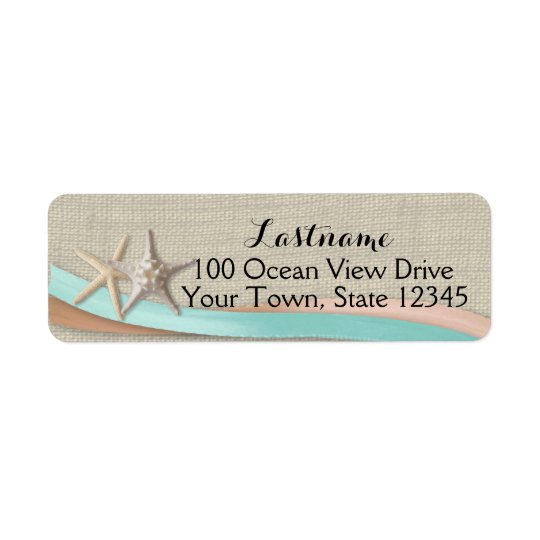 Étiquette Étoiles de mer et Aqua et pêche de ruban