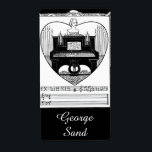 Étiquette Ex Libris Piano Bookplate – Art Nouveau Music<br><div class="desc">Beautiful Art Nouveau Ex Libris bookplate featuring a grand piano, candles, roses, and musical notation in a romantic vintage style. This elegant music-themed library label is perfect for pianists, musicians, music teachers, and classical music lovers who want to personalize their books or sheet music collections. Inspired by Belle Époque and...</div>