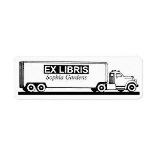 Étiquette Ex Libris - Truck