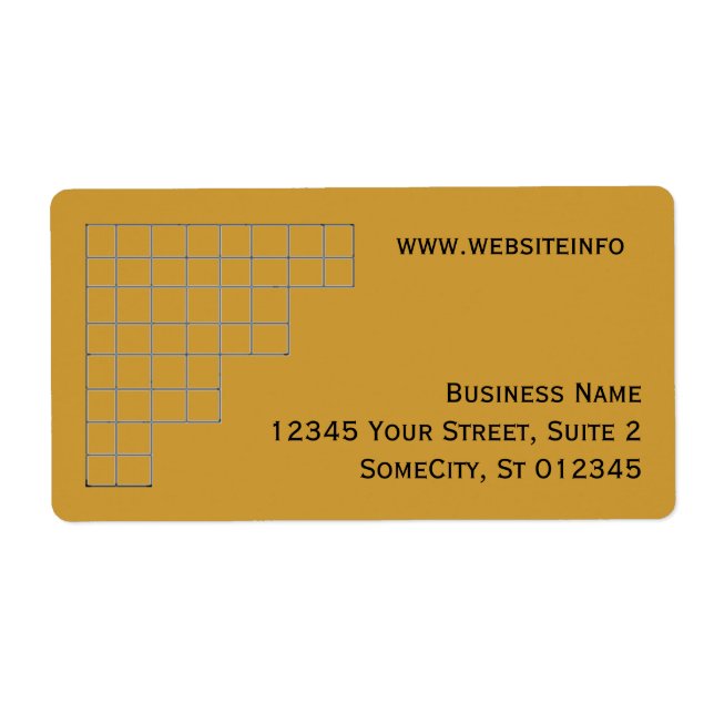 Étiquette - expédition - Grille (Devant)