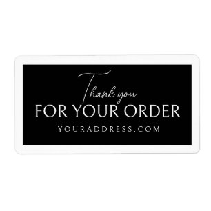 Étiquette Eyelash Extensions Gras Noir Design Moderne