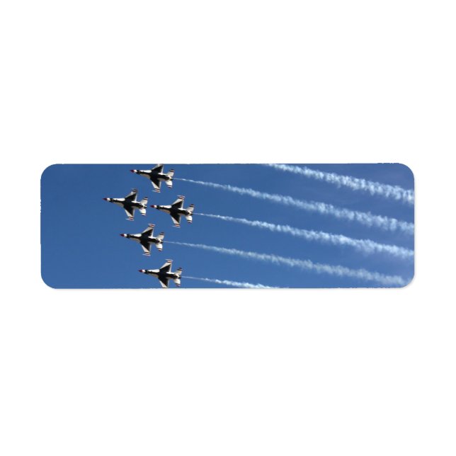 Étiquette F-16 Formation de Delta Thunderbirds (Devant)