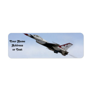 Étiquette F-16 Thunderbird En Vol