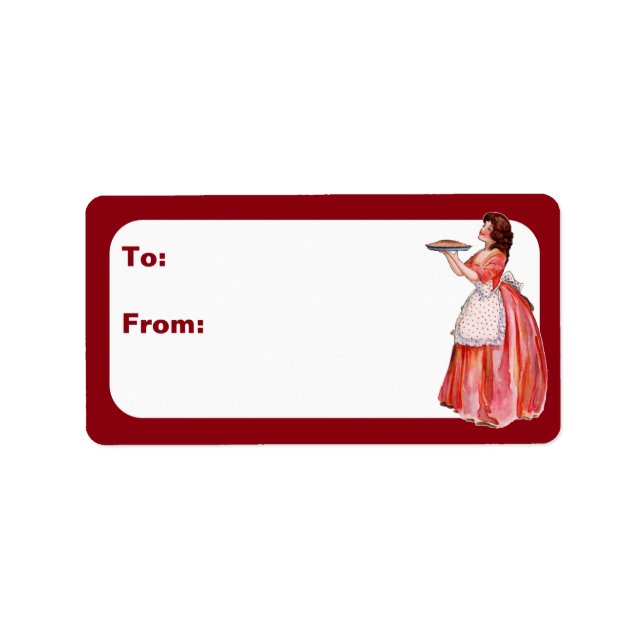 Étiquette Fabricant de secteurs vintage (Devant)