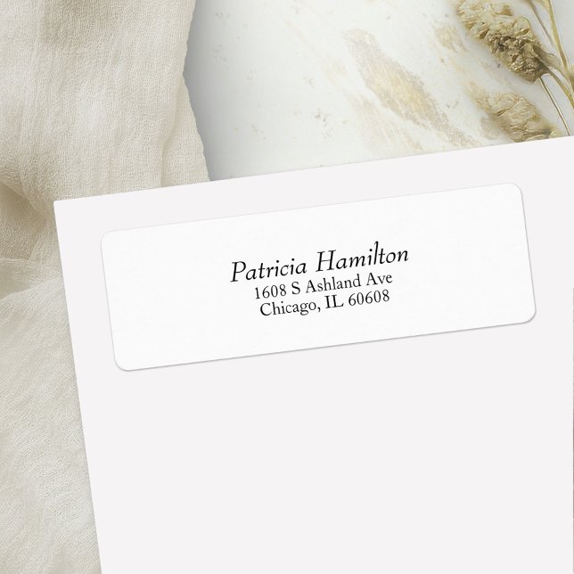 Étiquette Faire-Part de Mariage Simple et Élégant (Créateur téléchargé)