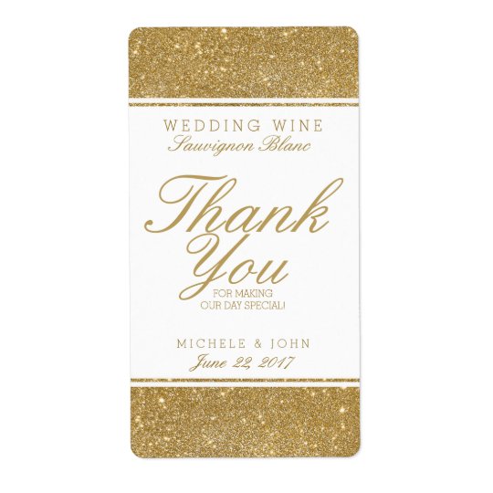 Étiquette fait sur commande de vin de mariage de
