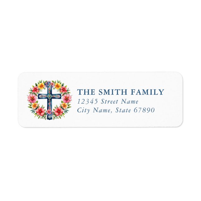 Étiquette Faith & Inspirational Return Address Labels (Devant)