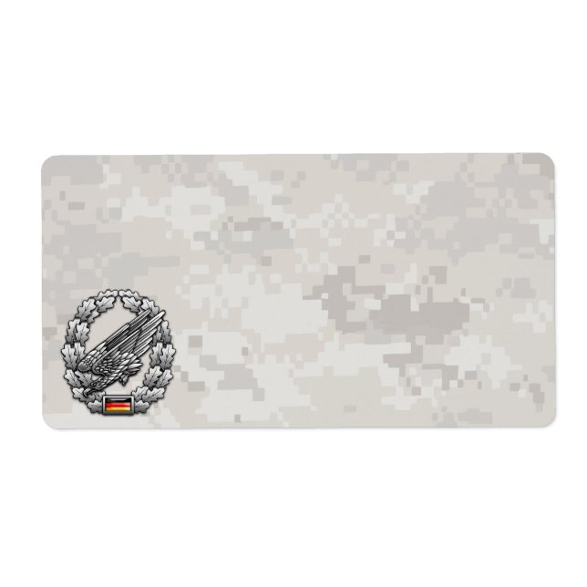 Étiquette Fallschirmjägertruppe (Devant)