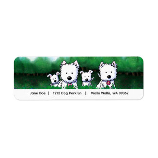 Étiquette Famille Westie 