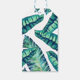 Étiquette fascinante tropicale de cadeau