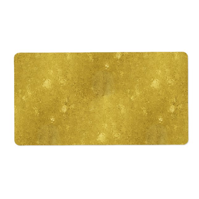 Étiquette Faux Gold Foil Texture Arrière - plan Sparkle Modè (Devant)