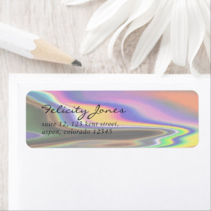 Étiquette Faux holographique