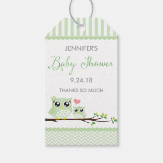 Étiquette Faveur du Baby shower de hibou | Tag de 