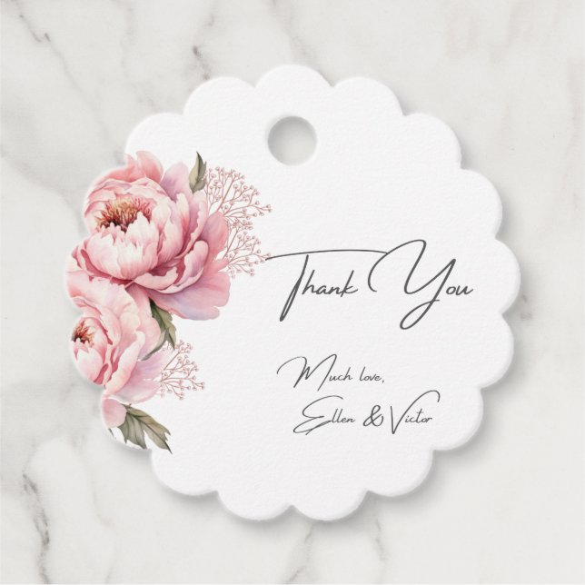 Étiquette Faveur Ne Me Faites Pas Rougir (Devant)