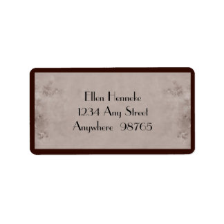 Étiquette Femme de Bohême vintage