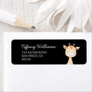 Étiquette Fête de Baby Shower "Wild One Jungle Safari"