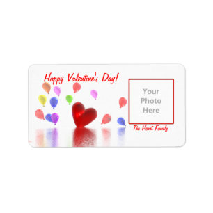 Étiquette Fête de la Saint-Valentin (photo-cadre)