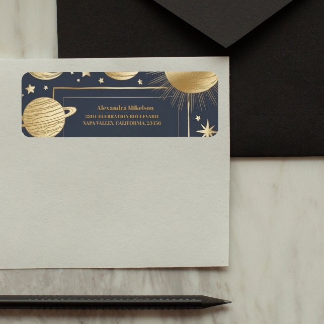Étiquette Fête des mariées de la lune de croissant céleste d (Créateur téléchargé)