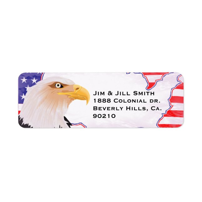 Étiquette Fêter l'aigle de l'indépendance (Devant)