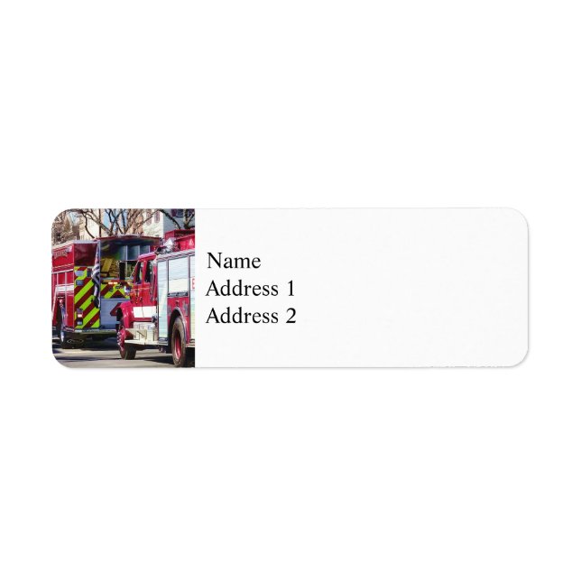 Étiquette Feu et Secourt (Devant)