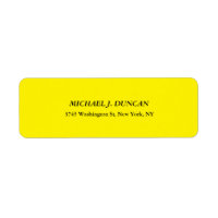 Feuille de mûre italique classique jaune créative