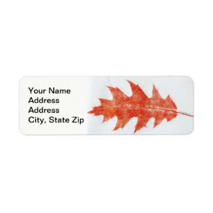 Étiquette Feuilles de la nature Imprimer, feuille d'automne