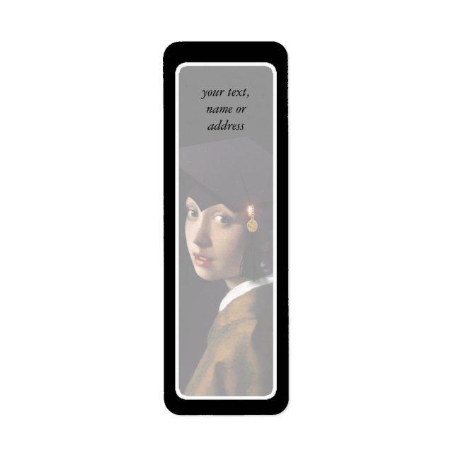 Étiquette Fille avec le Casquette (Devant)