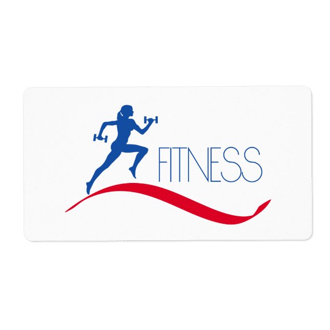Étiquette Fitness (Devant)