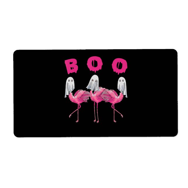 Étiquette Flamant rose | Costume Halloween Flamant rose Fant (Devant)