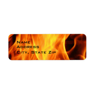 Étiquette Flammes