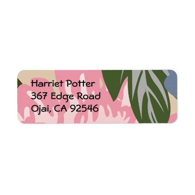 Étiquette Fleur fine Cool mignonne Girl Retro Floral (Devant)