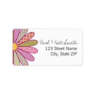 Étiquette Fleur plâtre