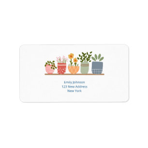 Étiquette Fleurs en pot fantaisistes pour amoureux de jardin