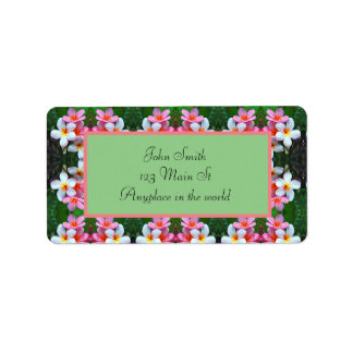 Étiquette Fleurs tropicales
