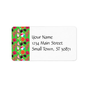 Étiquette Flip Flops Plage Lunettes de soleil Beach Ball Gre