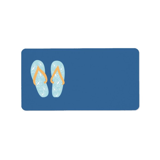 Étiquette FlipFlops été 1 (Devant)