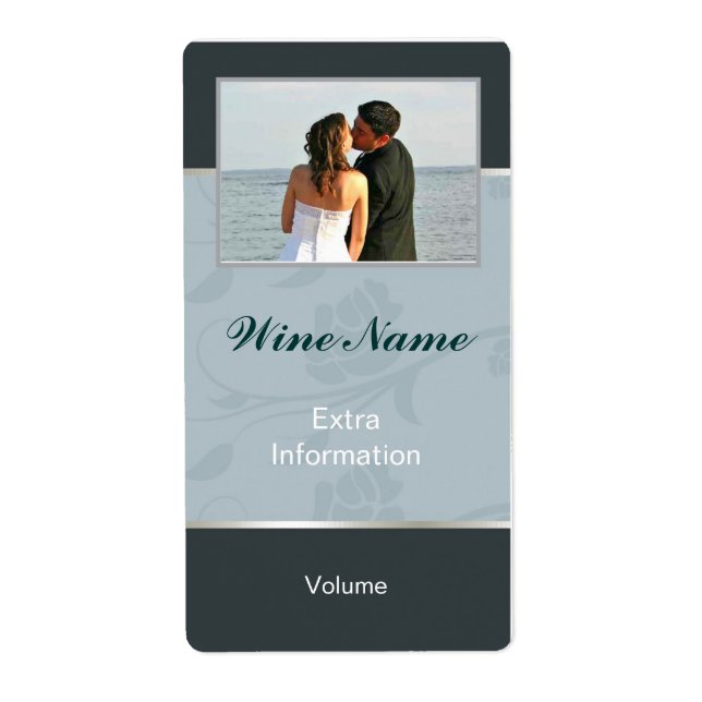 Étiquette floral classique (Devant)