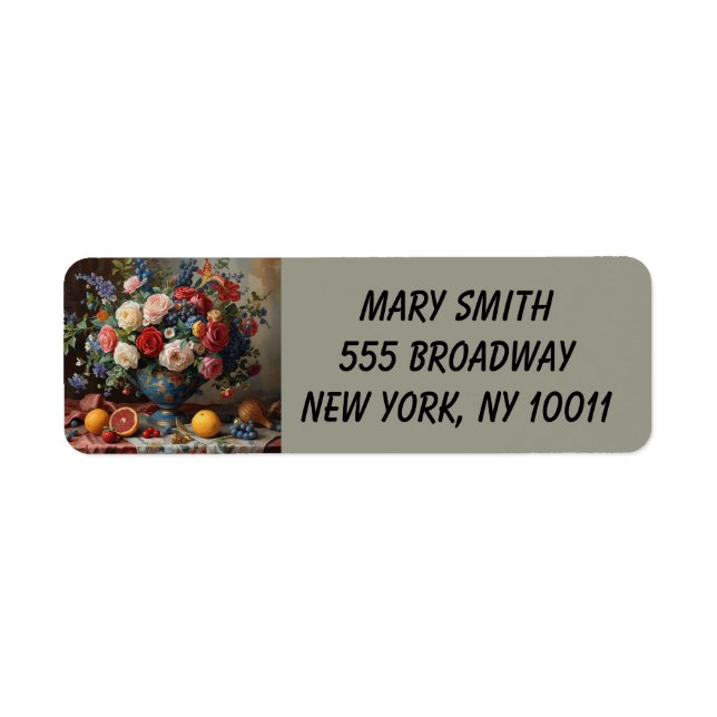 Étiquette Floral Galore (Devant)