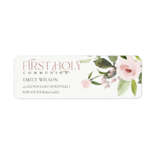 ÉTIQUETTE FLORE ROSE ROSE ROSE ROSE BLUSH PREMIÈRE ADRESSE D
