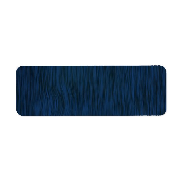 Étiquette Fond à l'aspect de bois brut Grain Bleu foncé (Devant)