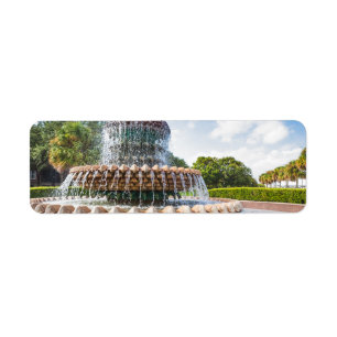 Étiquette Fontaine d'ananas à Charleston, SC