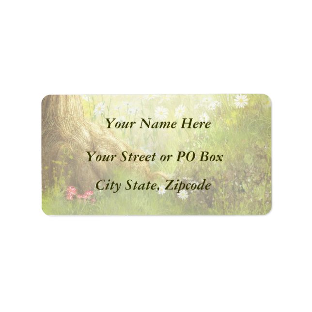 Étiquette Forêt enchantée (Devant)