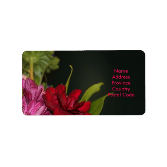 Étiquette formel élégant (Devant)