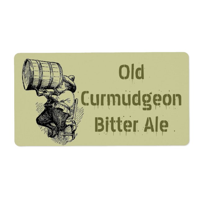 Étiquette Fournitures de brassage à la maison Beer Brew Curm (Devant)