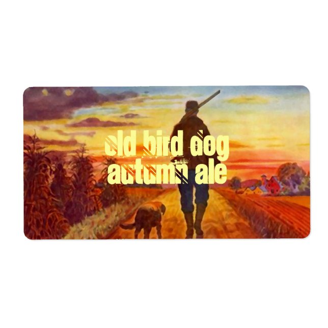 Étiquette Fournitures de brasserie Personnaliser des Étiquet (Devant)