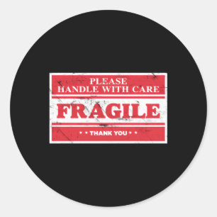 Étiquette Fragile S'Il Vous Plaît Manipuler Avec S