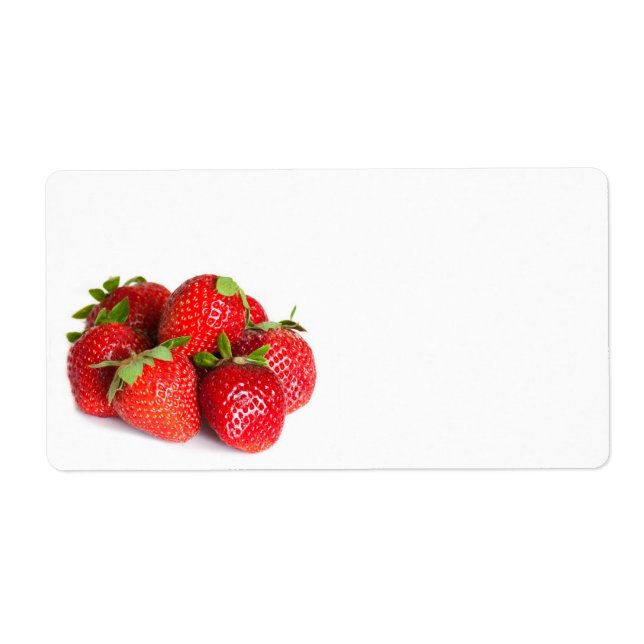 Étiquette Fraises (Devant)