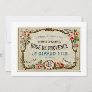 Étiquette français vintage