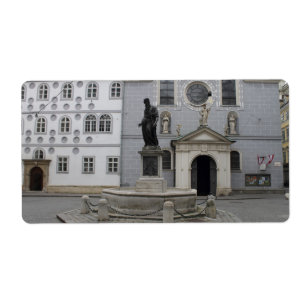 Étiquette Franziskanerplatz Vienne Autriche