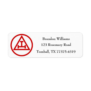 Étiquette Freemason de Saint-Royal